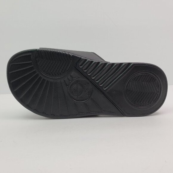 ISlide Mantra Mens Size 6 Womens Sz 7 Black Skate Fam Slip On Slide Sandals - Picture 8 of 16